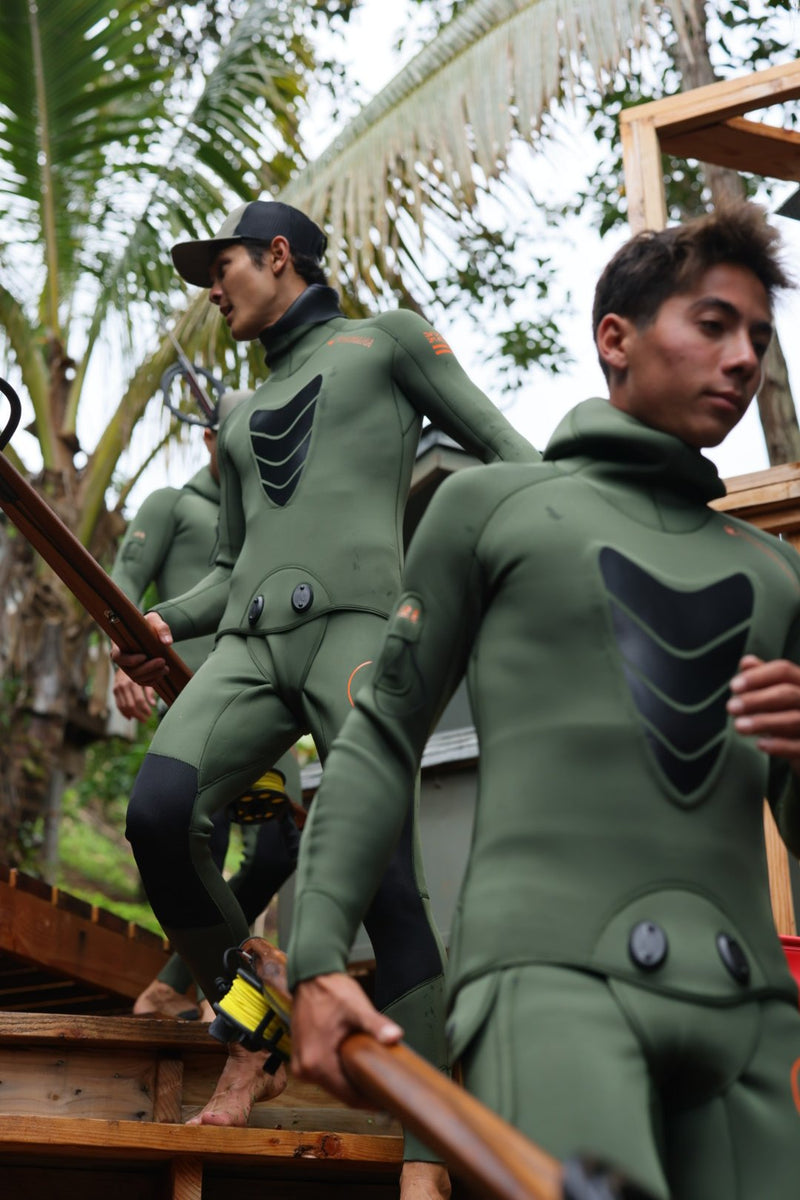 Waihana Ranger Green Essentials Wetsuit – Xhale Spearfishing